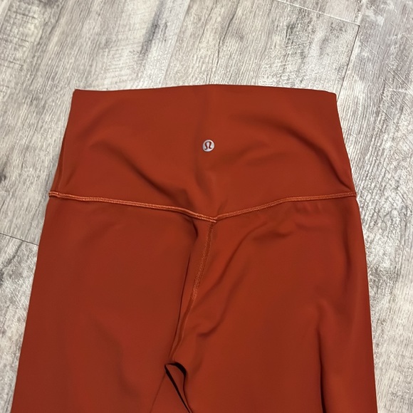 Lululemon Align High-Rise Pant 25” in a burnt Orange 🍊 ❤️😊 - Picture 4 of 5